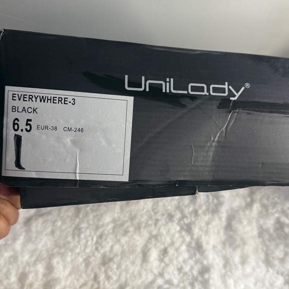Unilady Black Shoes Size 6.5 - Picture 4 of 8
